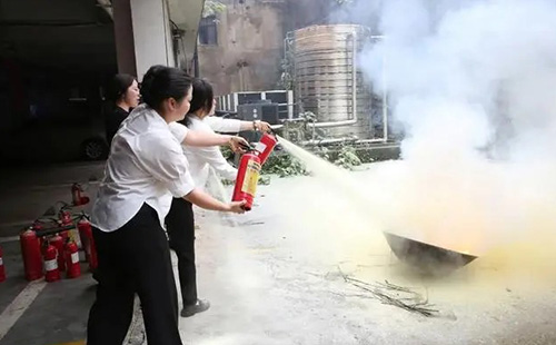 長沙美萊開展消防培訓演練,防火于未然!