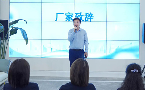 視博醫療佛山區域經理陳華浩致辭